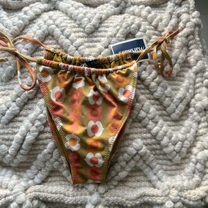Zara Multicolor Floral Bikini Bottom